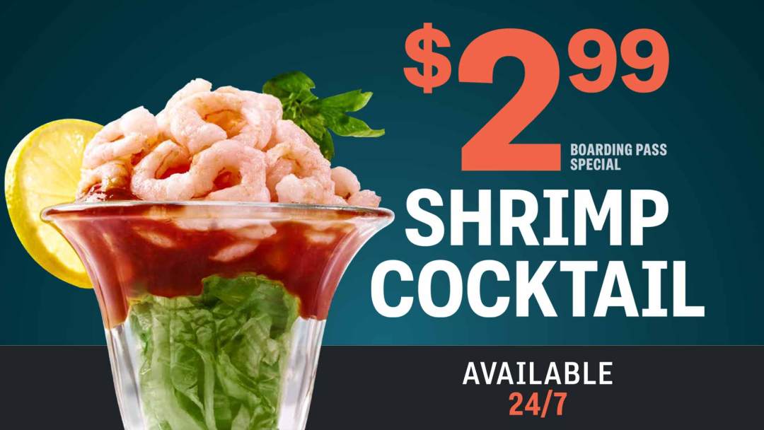 $2.99 Shrimp Cocktail at Station Casinos