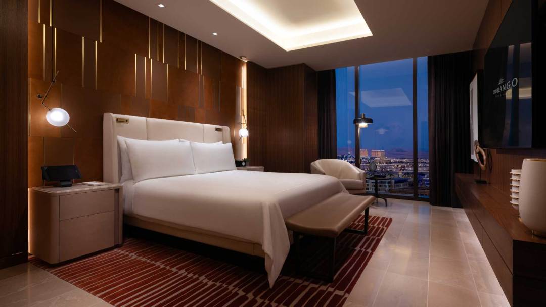 Executive King Strip View Bedroom at Durango