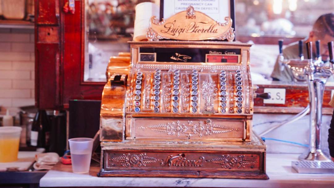 Cash Register at Fiorella