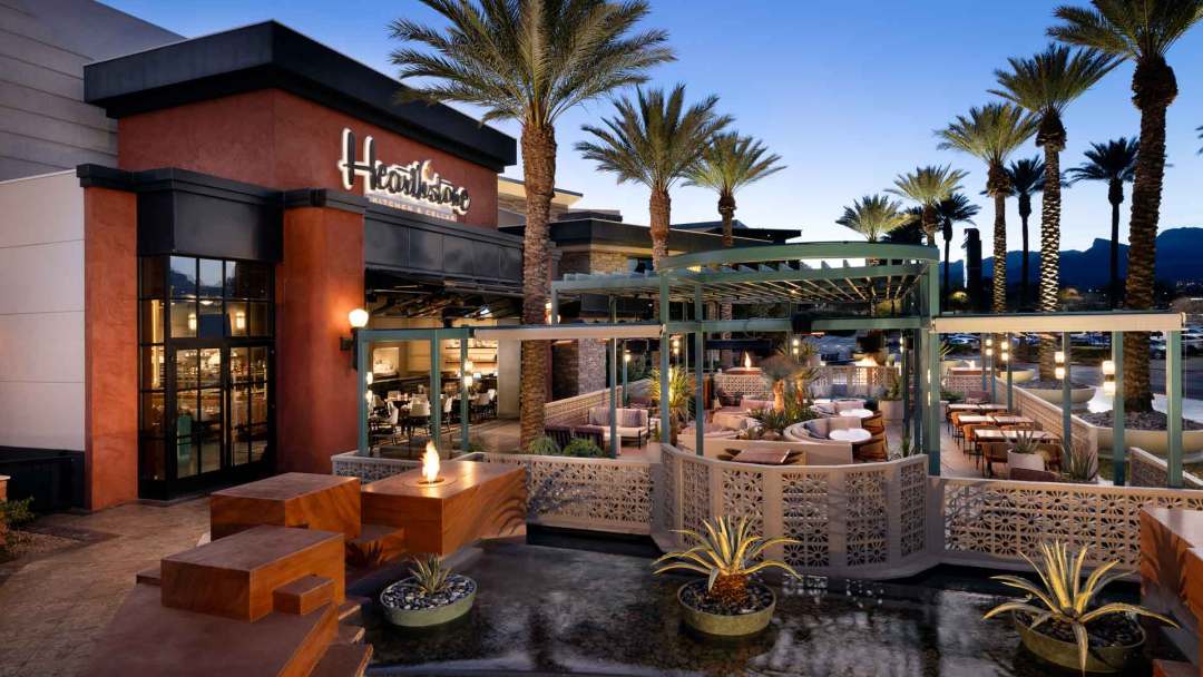 Patio at Twilight at Hearthstone