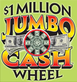 $1 Million Jumbo Cash Wheel Logo
