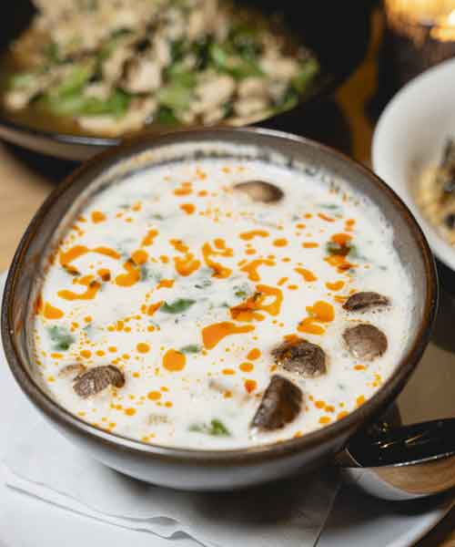 Tom Kha Soup at Lotus of Siam