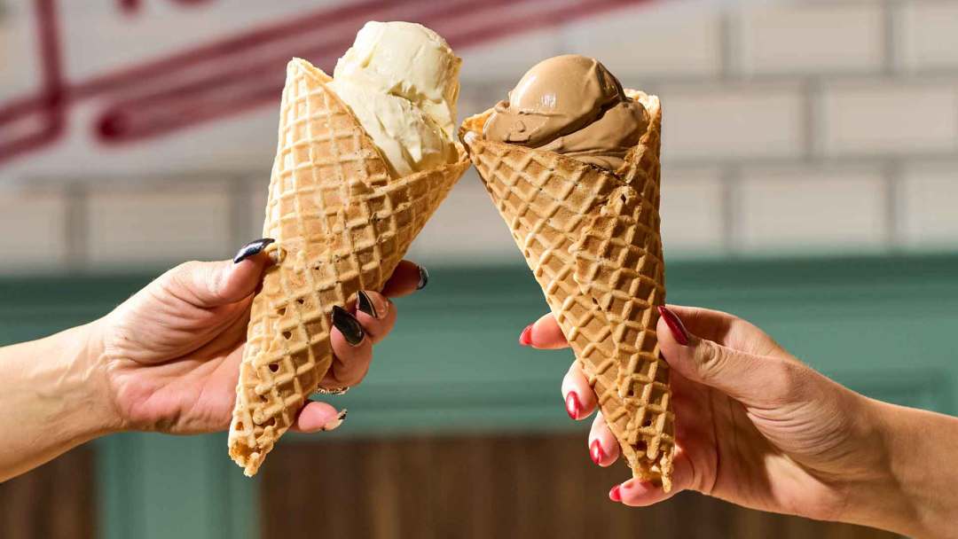 Chocolate and Vanilla Custard at Nielsen's