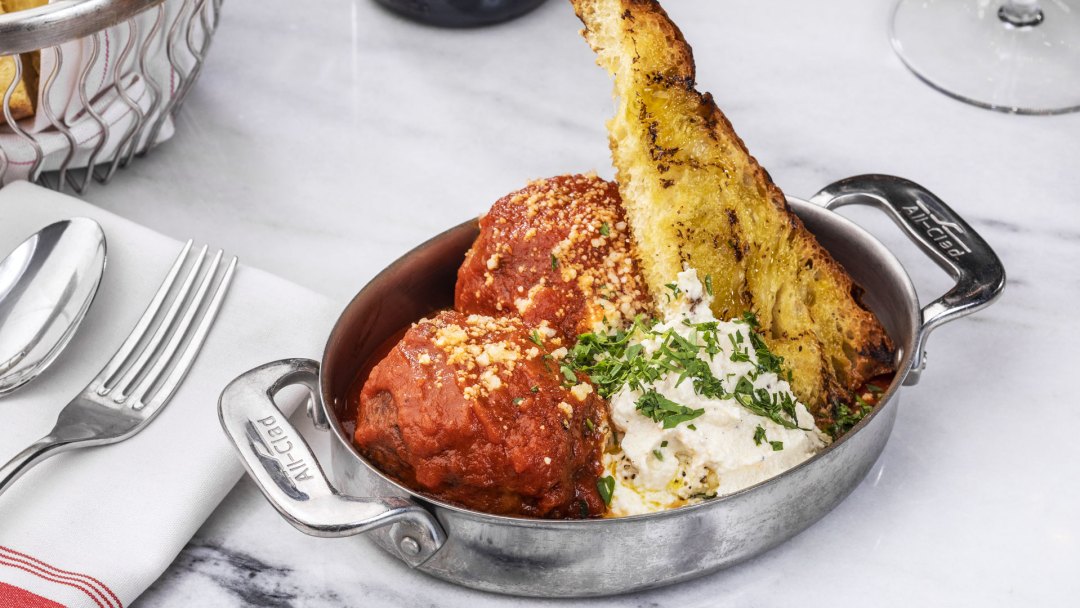 Sals Meatballs at Osteria Fiorella