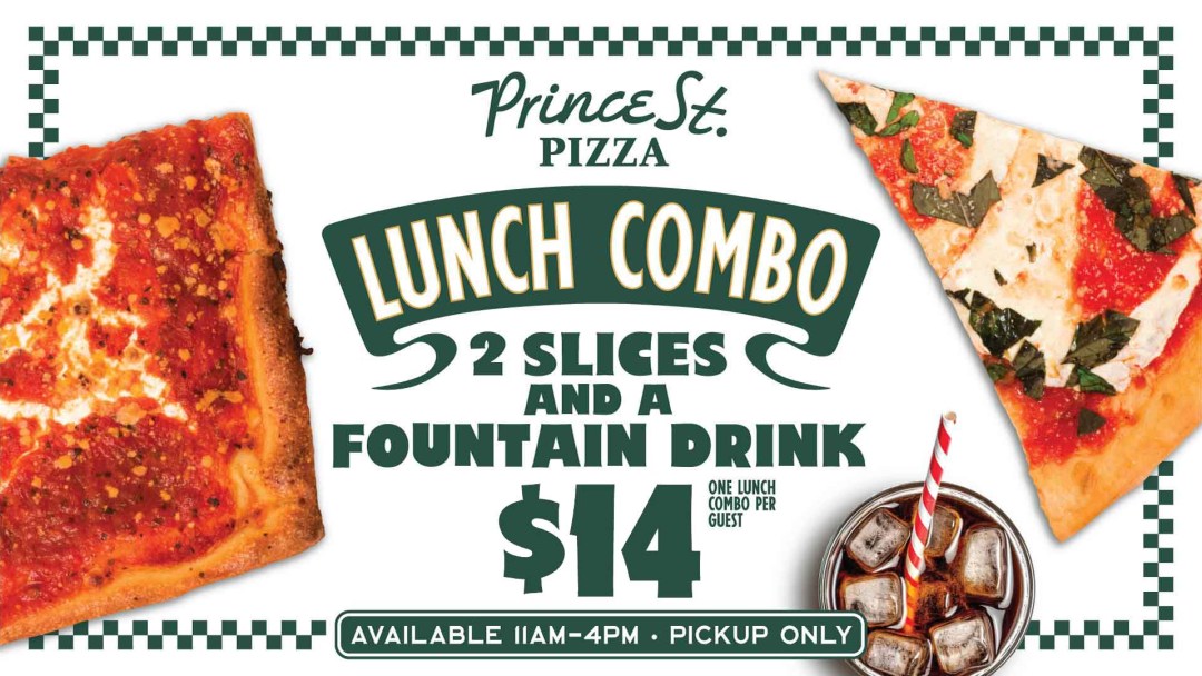 Prince Street Pizza Lunch Combo