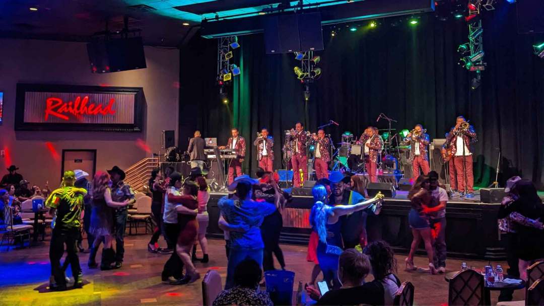 The Railhead Stage and Dance Floor