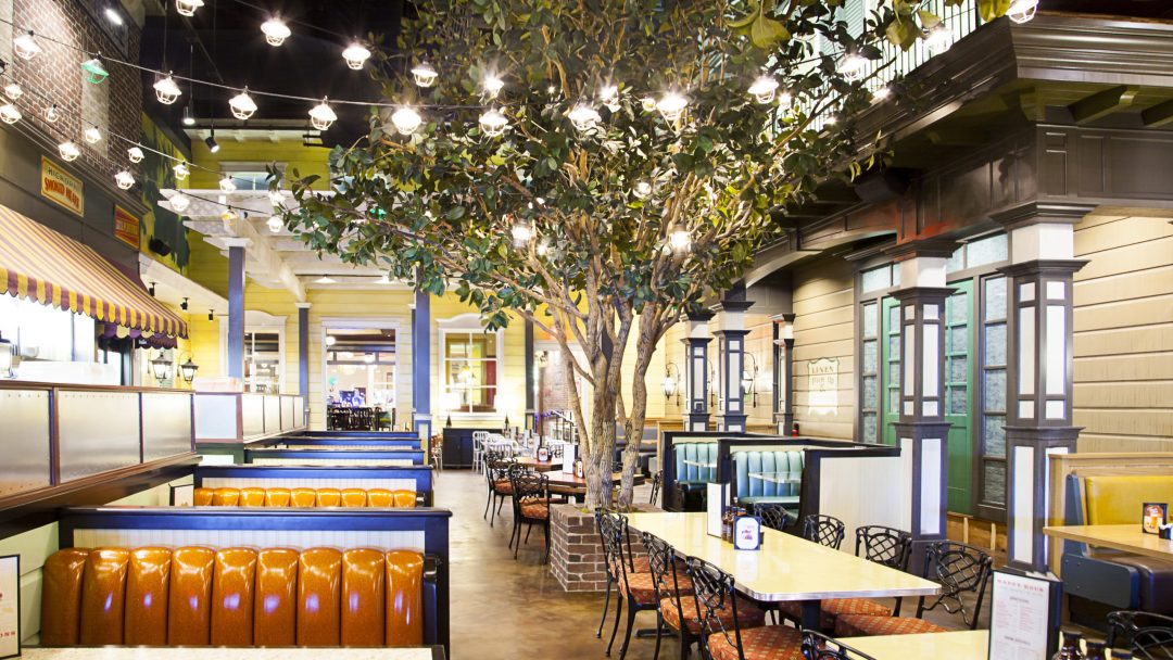 a photo of the dining area at lucilles smokehouse