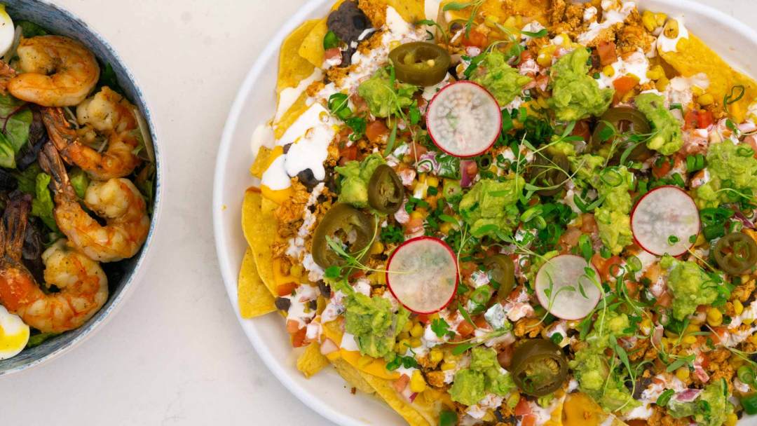 Loaded Nachos at Sandbar Grill