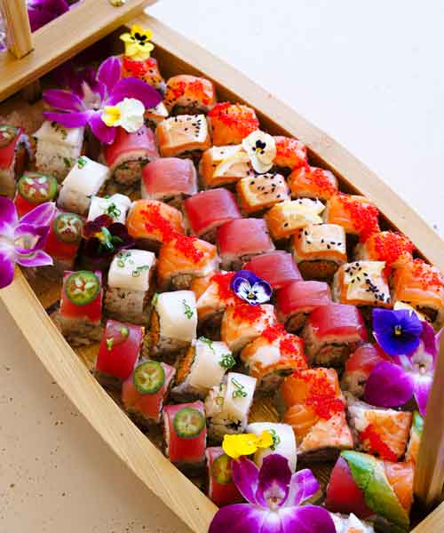 Sushi Boat at Sandbar Grille