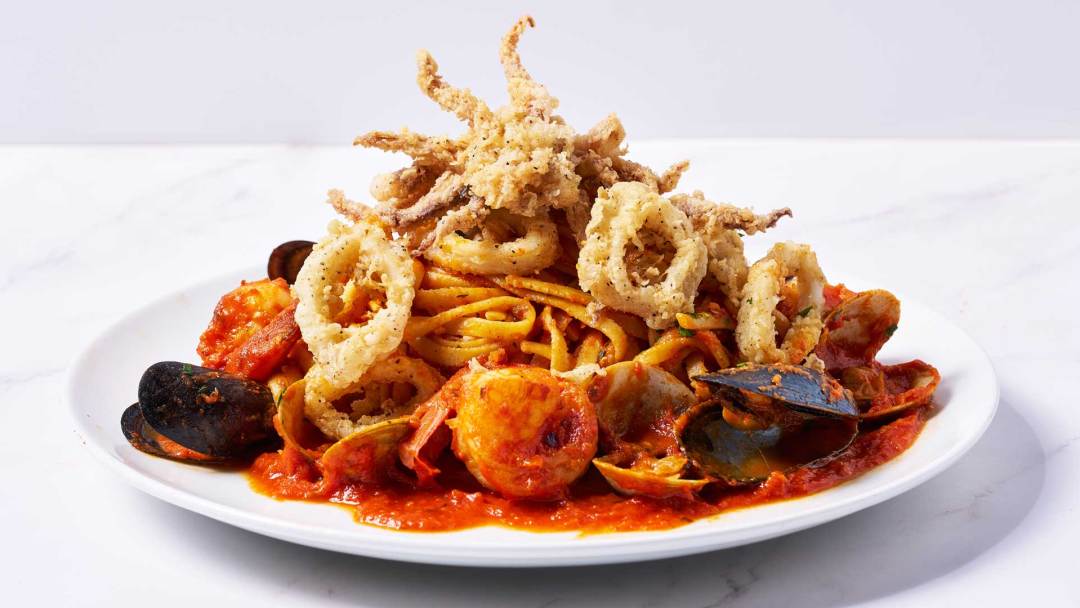 Seafood Fra Diavolo at Pasta Cucina