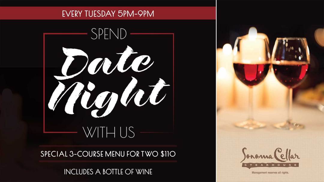 Spend Date Night With Us at Sonoma Cellar