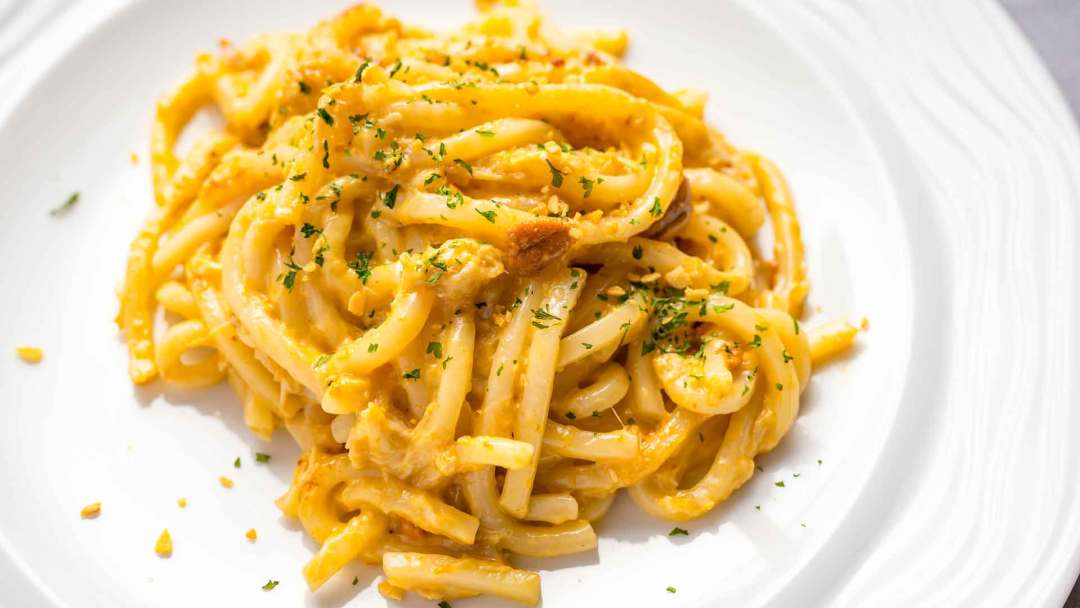 Uni Crab Pasta at Yu Or Mi Sushi