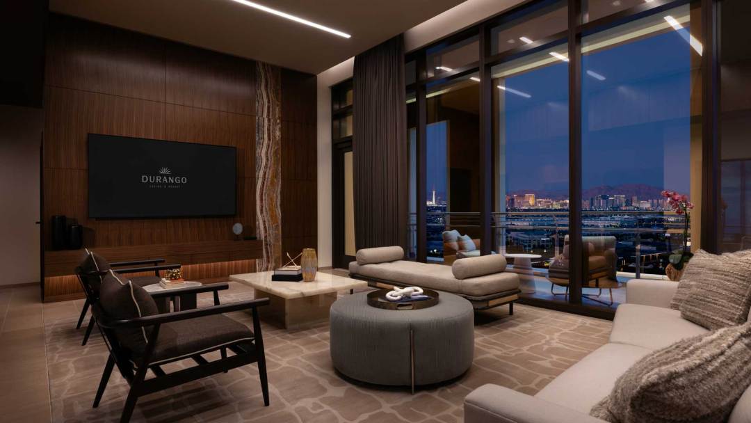 Living Room North in the Veranda Suite