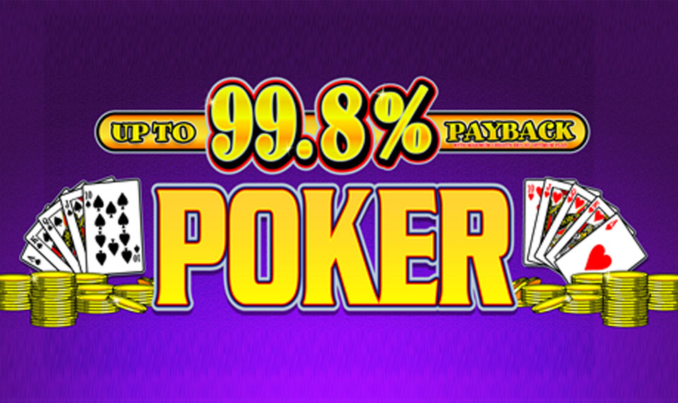 99.8 Percent Payback Poker Video Poker logo
