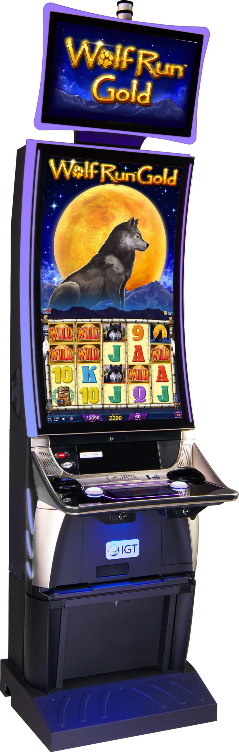 Wolf Run Gold Cabinet